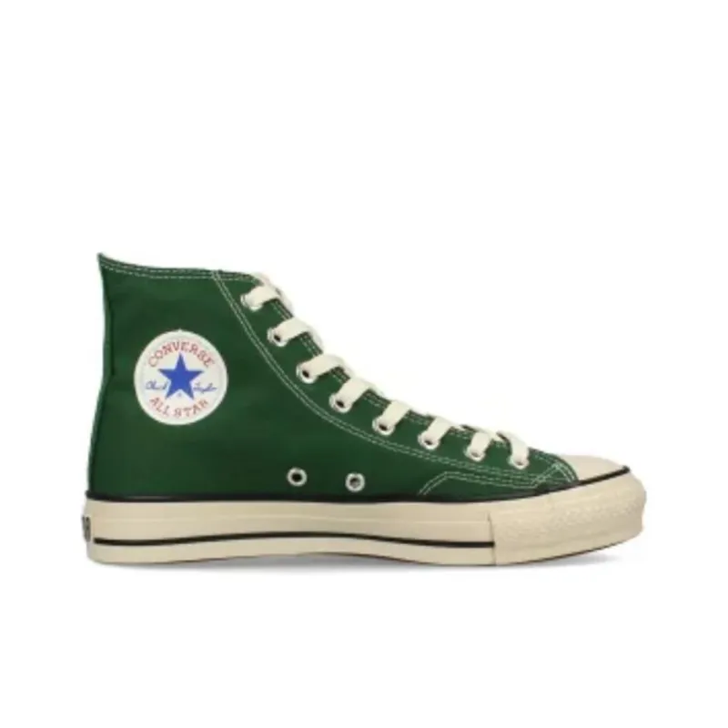 Converse All Star Anti Slip Wear Resistant High Top Canvas Shoes Men's Green-1