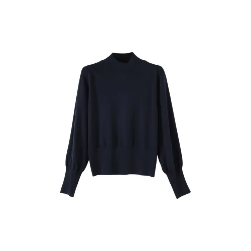 Late White Knitwear Women's Navy Blue