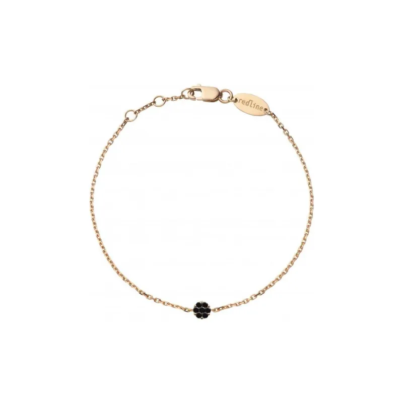 Redline Black Diamond Bracelets Men's Rose Gold-0