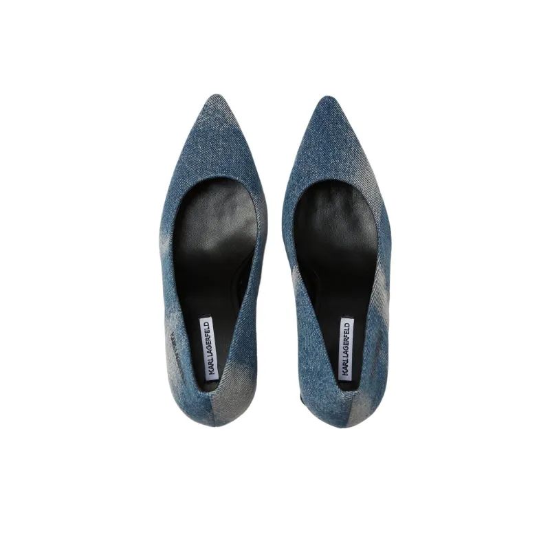 KARL LAGERFELD / Karl Lagerfeld Jeans Panache Denim Pumps-3