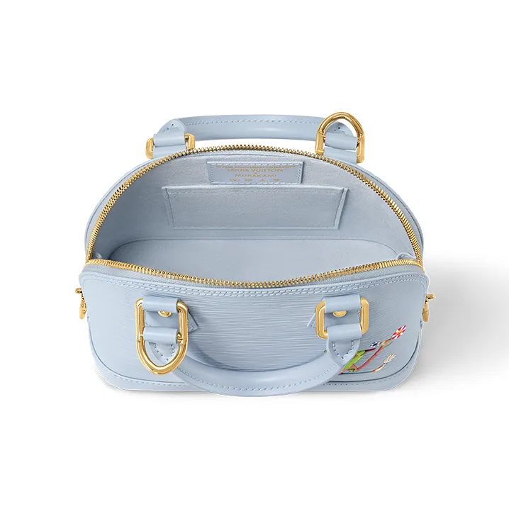 LOUIS VUITTON X Takashi Murakami Alma Bb Washed Blue-3