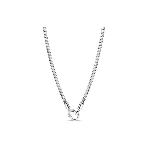 Pandora 925 Sterling Silver Necklaces Women's Silver