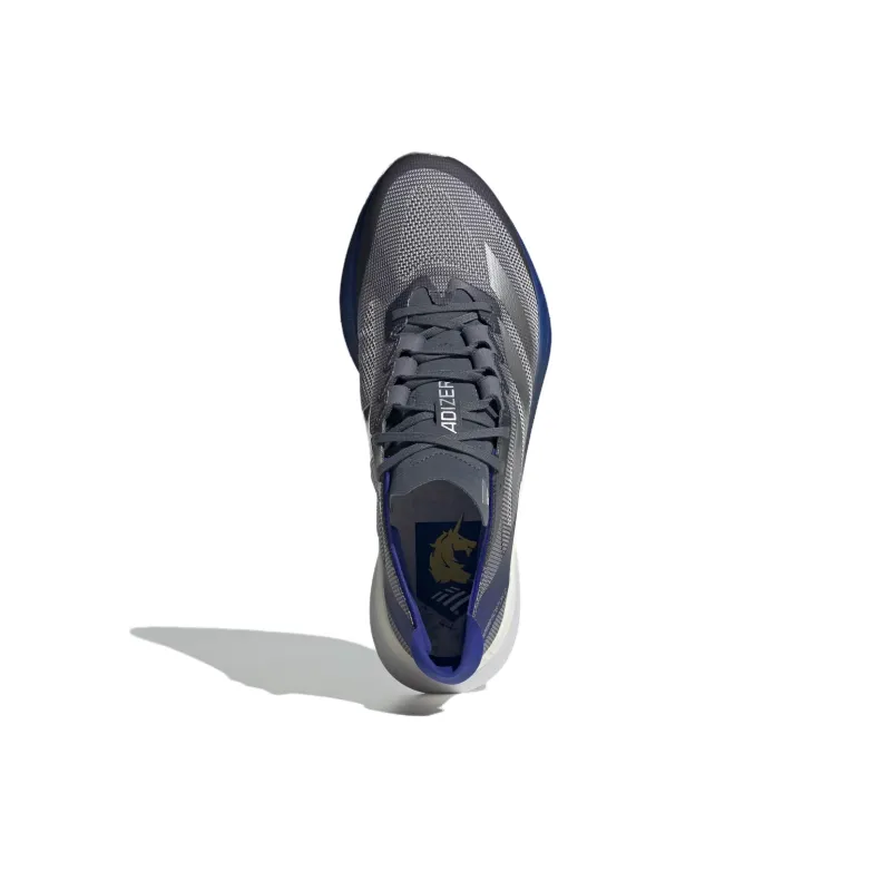 Adidas Adizero Boston 12 Onix Matte Silver Lucid Blue-2