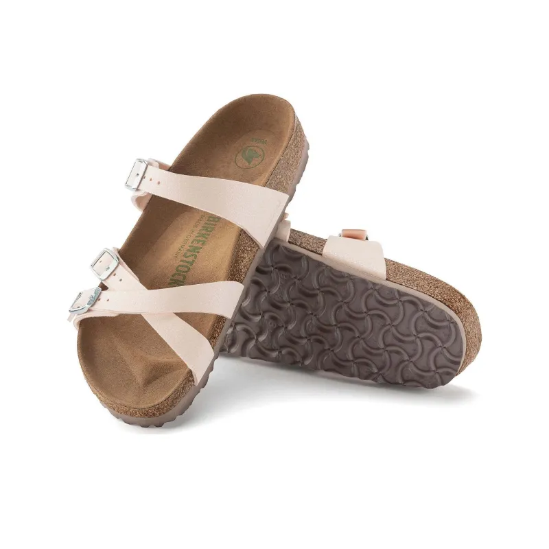 Birkenstock Franca Vegan EVA Quiet Odor-Resistant Slide Slippers Women's Beige Pink Regular-4