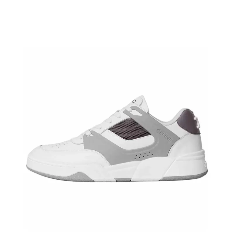 CELINE Trainer Low Top Skateboard Shoes Men's Gray-0