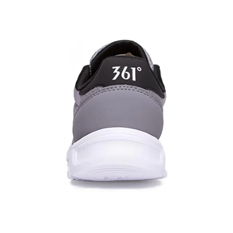 361° Cushioned Slip Resistant Low Top Running Shoes Men's Gray-3