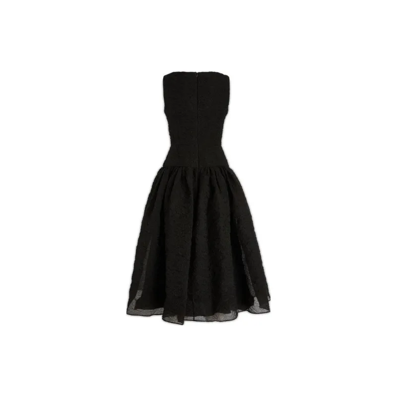 Erdem Crinkled effect Silk Flared Dress-1