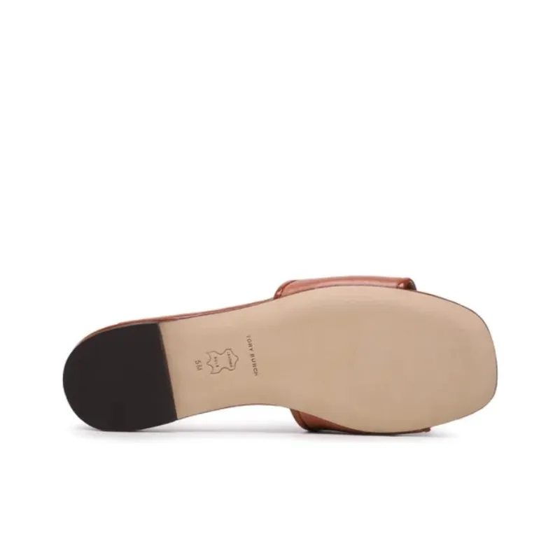 TORY BURCH Slide Slippers Women's Brown-4