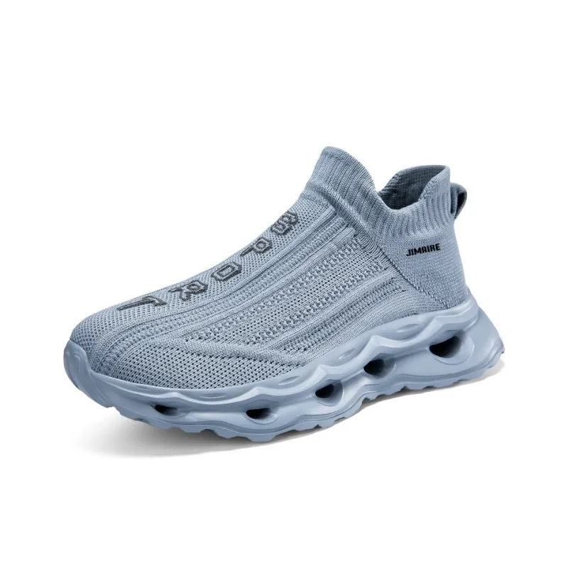 King Jinmai Anti Slip And Wear Resistant Lightweight Mid Top Casual Shoes Unisex-1