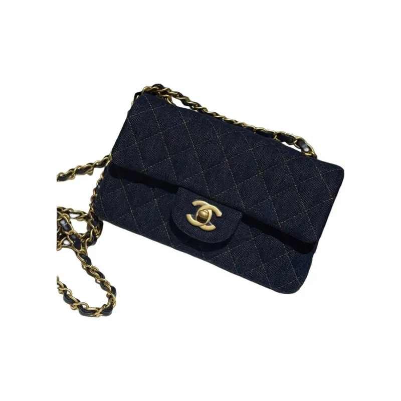 CHANEL Leather Crossbody Bag, Shoulder Bag Women's Black-2
