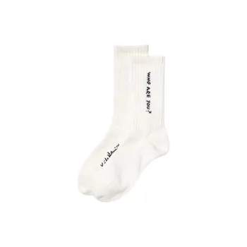 UNIQLO X Keith Haring Co branded Series Mid Calf Socks Men's 1 Pack White