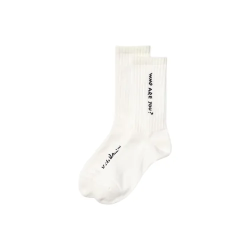 UNIQLO X Keith Haring Co branded Series Mid Calf Socks Men's 1 Pack White