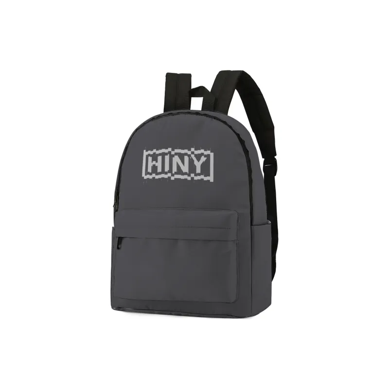HINY Polyester Backpack 13 Inch Laptop Bag Regular Unisex White-35