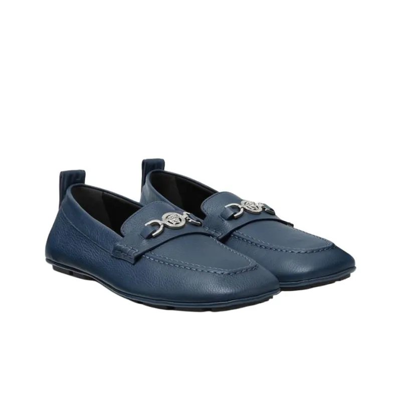 VERSACE Medusa '95 Loafers Men's Blue-2