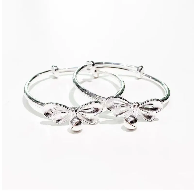 Kim Heng Hee S999 Fine Silver Bangles Kids'-2