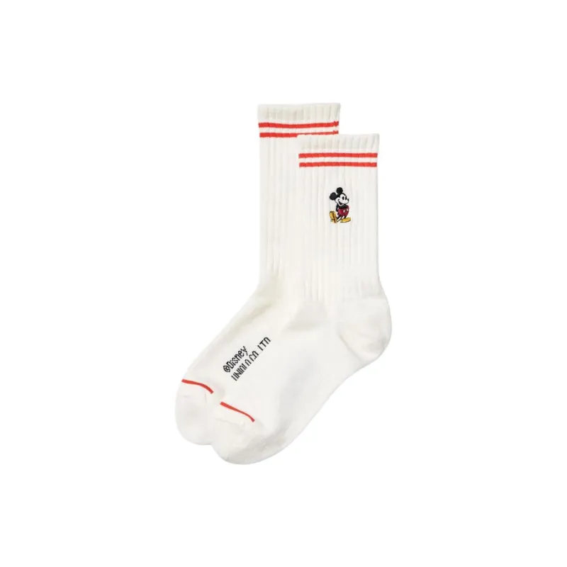 UNIQLO Mid Calf Socks Men's 1 Pack White-0