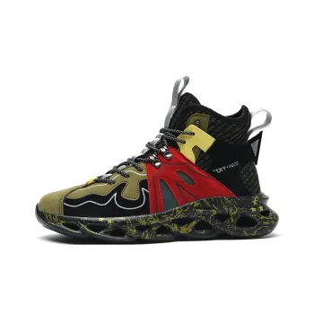 CAMOSI Cushioning Anti Slip And Wear Resistant High Top Casual Shoes Men's