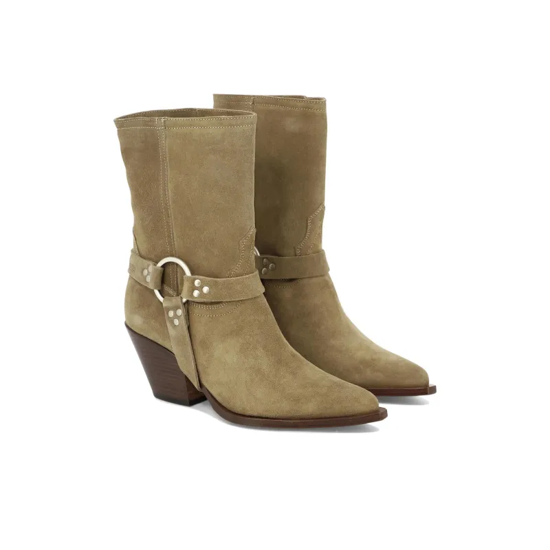 SONORA BOOTS Atoka Ankle Boots Women's Light Umber-2