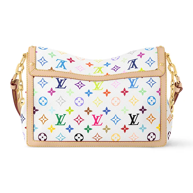 LOUIS VUITTON X Takashi Murakami Dauphine Soft Gm White-2