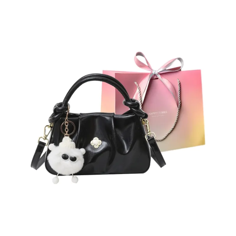 Yalu PU Handbag Regular Women's White/Brown/Black-14