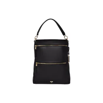 TUMI Voyageur Leather Backpack Women's Black