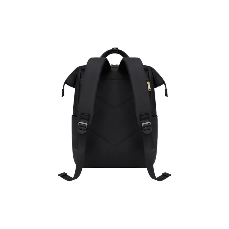 V.NINE Fabric Backpack Laptop Bag Backpack Regular Women's Khaki/Black-10
