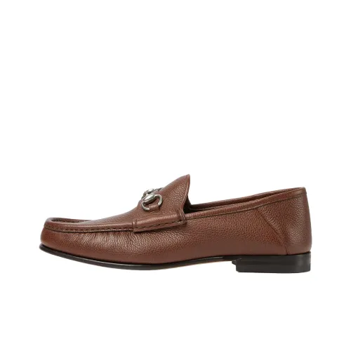 GUCCI Horsebit 1953 Loafers 1.5cm Men's Dark Brown