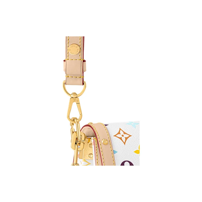 LOUIS VUITTON X Takashi Murakami Dauphine Soft Gm White-5