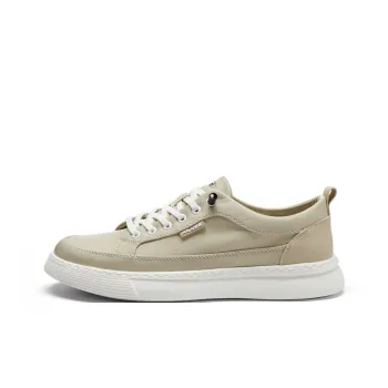 HLA Low Top Round Tip Lace Free Foam Sole Breathable Casual Fabric Shoes Men's