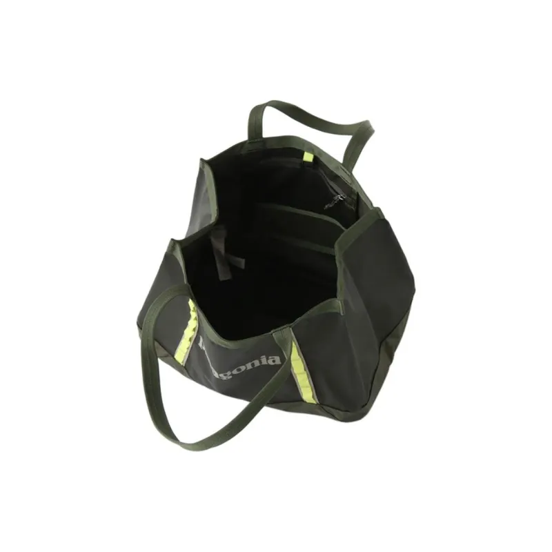 Patagonia Recycled Polyester Tote Bag, Shopping Bag, Handbag Regular Unisex Pine Needle Green-6
