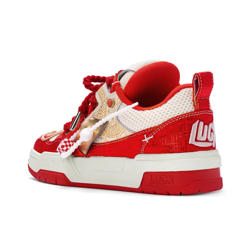 LUCX Lucky Shoes Anti Slip Wear Resistant Low Top Casual Shoes Unisex-10