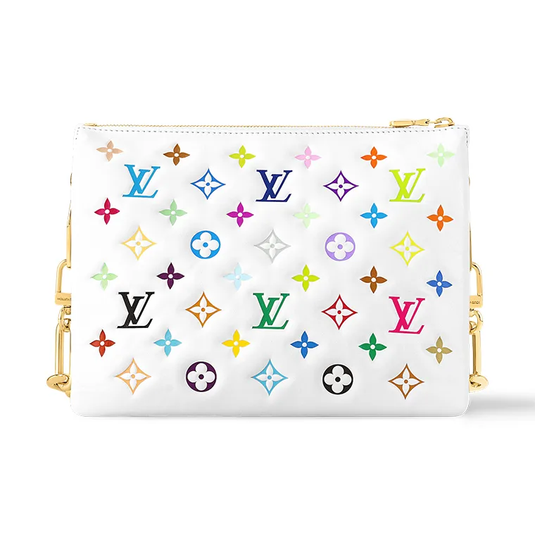 LOUIS VUITTON X Takashi Murakami Coussin Pm White Multicolored-2