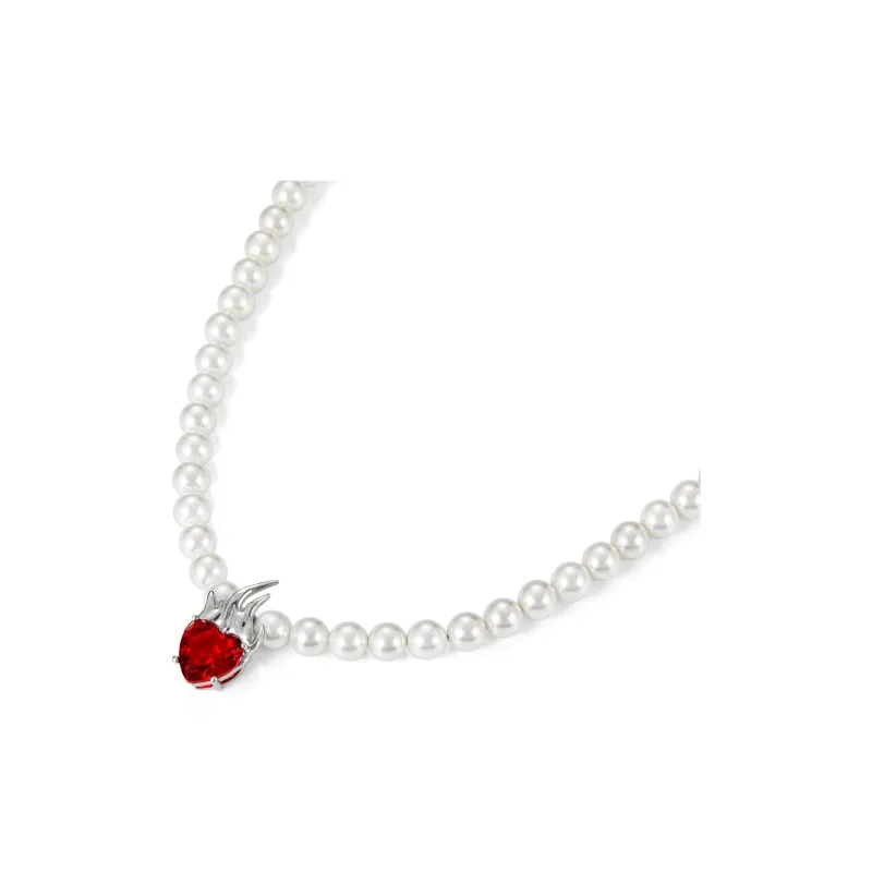 DH7 Shell Pearl Necklaces Unisex-1