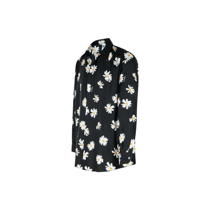 MOSCHINO Floral Printed Long Sleeved Shirt-2
