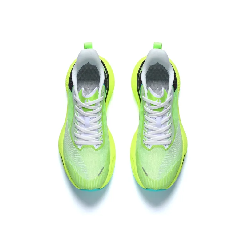 HELZKOR Running Shoes Men's Orange Red Neon Green-17