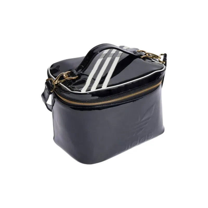 Adidas Originals ADICOLOR Polyurethane Makeup Bag Unisex Black-2