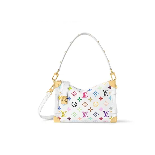 LOUIS VUITTON X Takashi Murakami Side Trunk Mm White Multicolored