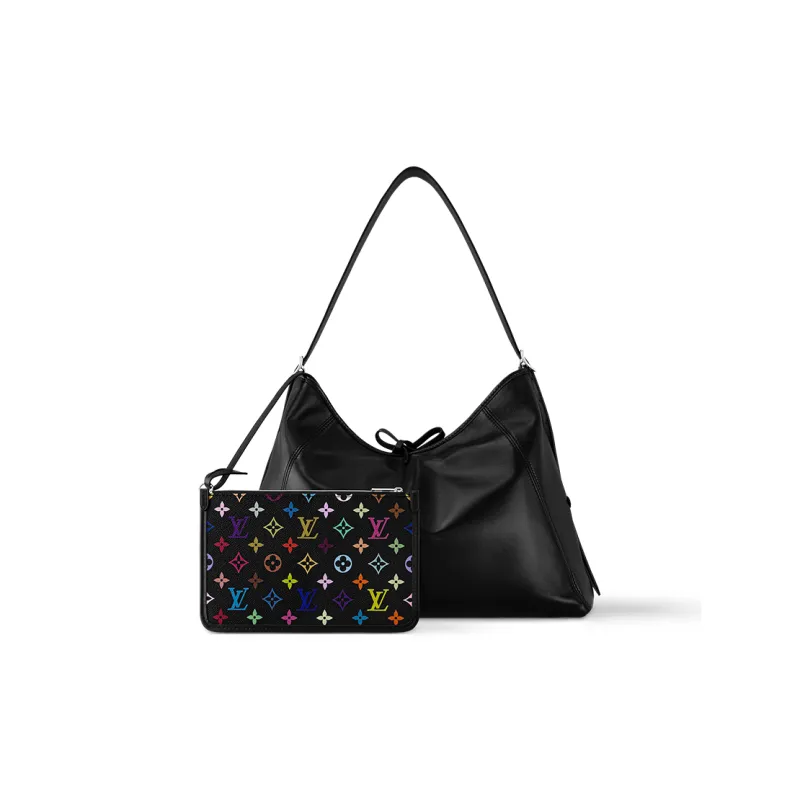 LOUIS VUITTON X Takashi Murakami CarryAll Vibe Mm Black-2