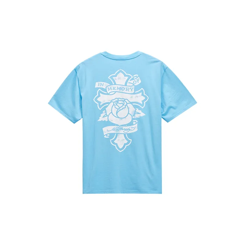 Ed Hardy T Shirt Men's Baby Blue-1