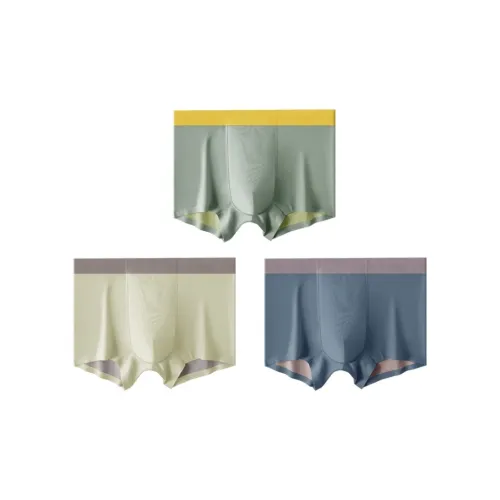 Qiao Ni Tong Underpants Men's 3 Pack