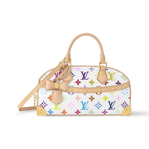 LOUIS VUITTON X Takashi Murakami Handbag East West White Multicolored-0