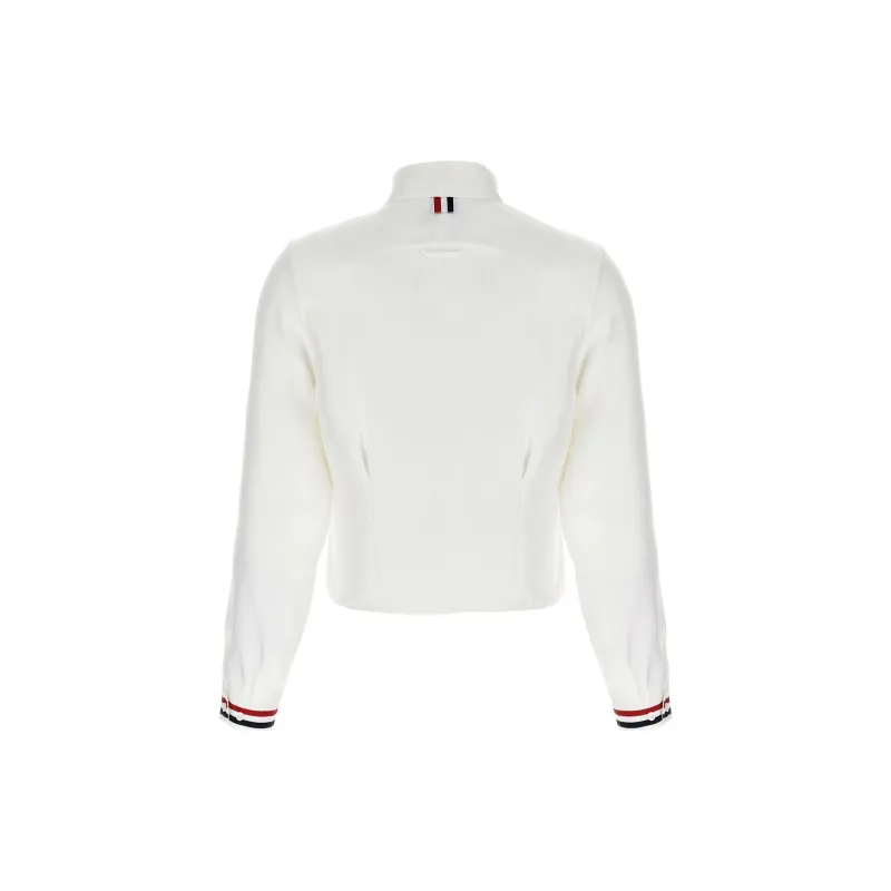 THOM BROWNE Bow Collar Blouse-1