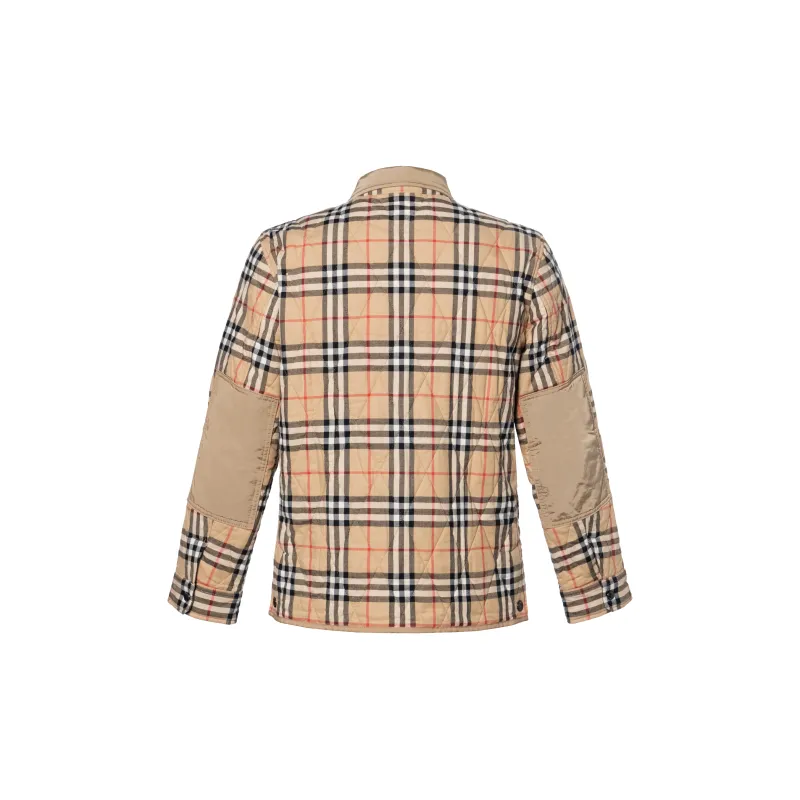 Burberry Puffer Jackets Unisex Brown-1