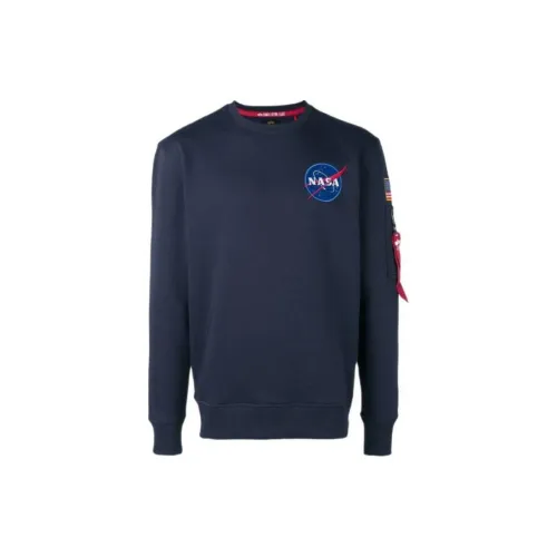 Alpha Industries Sweatshirt Men's Turquoise