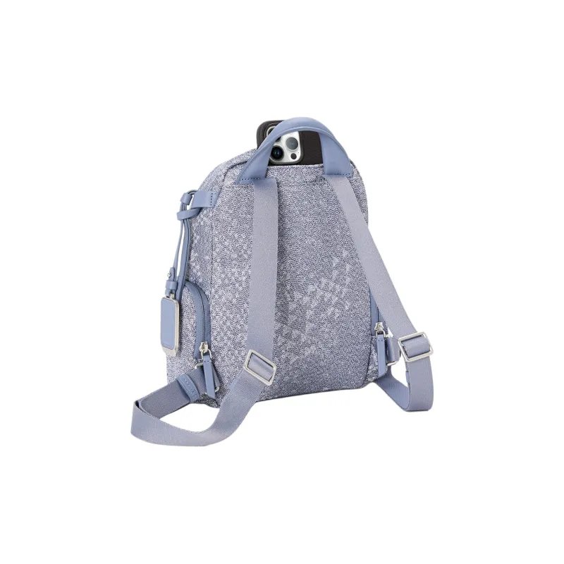 TUMI Voyageur Fabric Backpack Small Size Women's Denim Blue-1