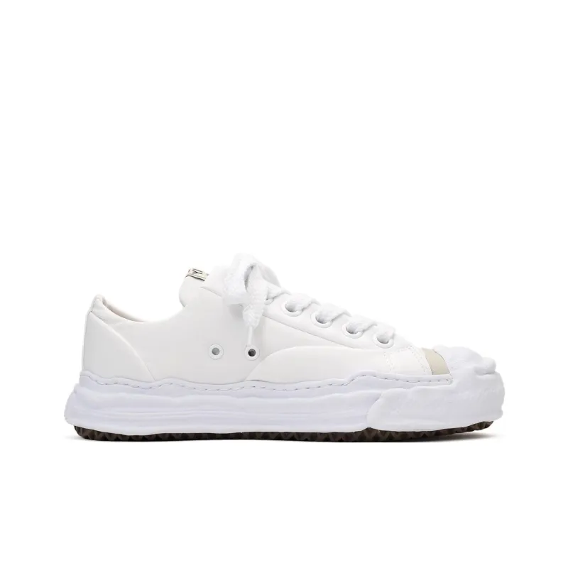 MIHARA YASUHIRO Hank Slip Resistant Low Top Skateboard Shoes Unisex White-1