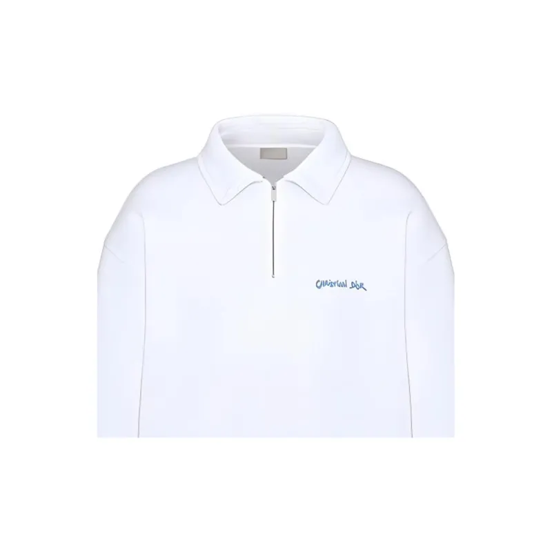 DIOR SS24 Polo Shirt Men's White-5