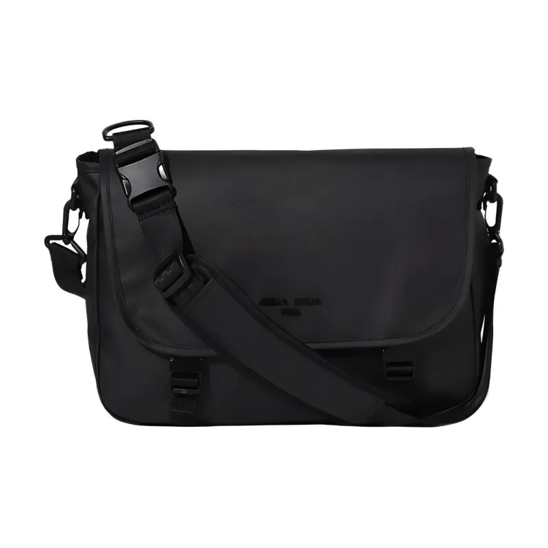 FILA Polyester Messenger Bag, Shoulder Bag, Crossbody Bag Regular Unisex Black-0