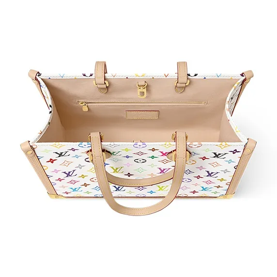 LOUIS VUITTON X Takashi Murakami OnTheGo Mm White Multicolored-3