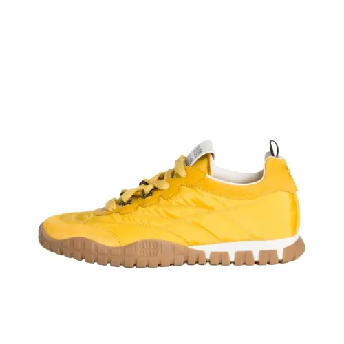 MIU MIU Low Top Casual Shoes Women's Yellow